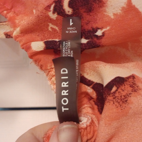 TORRID swim Mini ruffle lace trim coverup dress - Picture 5 of 6